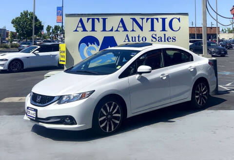 2015 Honda Civic for sale at Atlantic Auto Sale in Sacramento CA