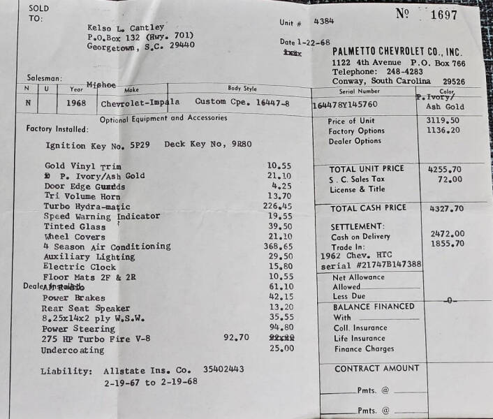 1968 Chevrolet Impala