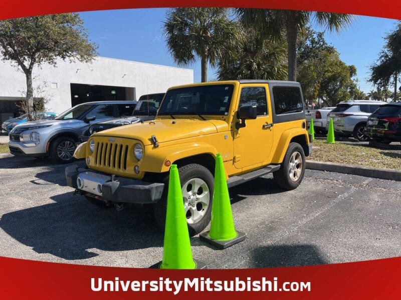 2015 Jeep Wrangler for sale at University Mitsubishi in Davie FL