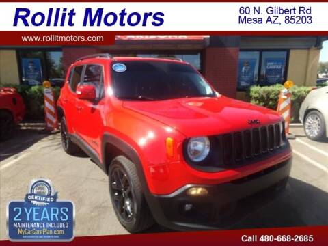 2017 Jeep Renegade for sale at Rollit Motors in Mesa AZ