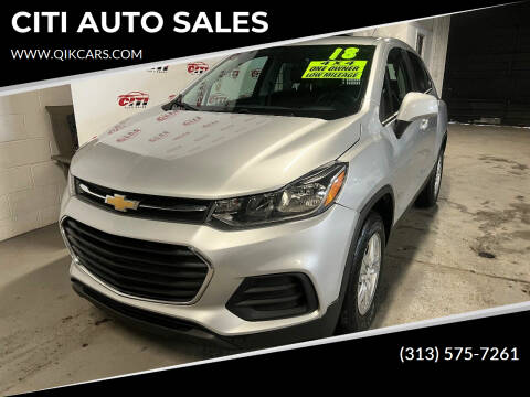 2018 Chevrolet Trax for sale at CITI AUTO SALES in Detroit MI