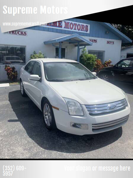 2008 Ford Fusion for sale at Supreme Motors in Leesburg FL