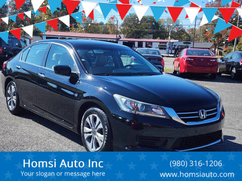 2013 Honda Accord for sale at Homsi Auto Inc in Kannapolis NC