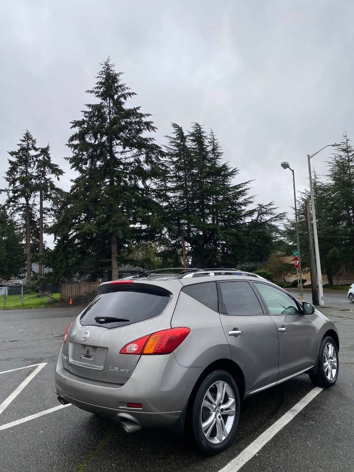 2009 Nissan Murano for sale at Quality Auto Sales in Tacoma, WA