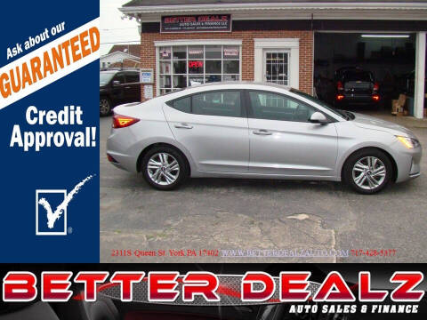 2020 Hyundai Elantra for sale at Better Dealz Auto Sales & Finance in York PA