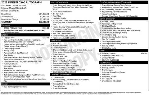 2022 Infiniti QX60 Autograph