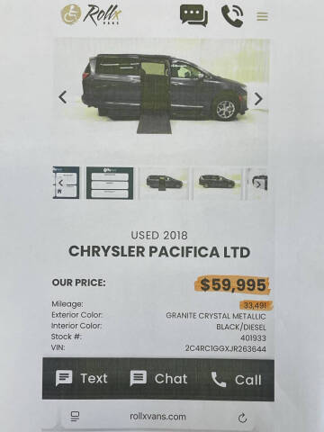 2018 Chrysler Pacifica Touring L