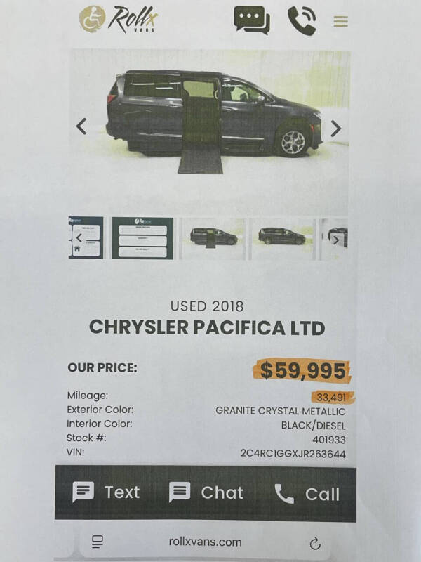 2018 Chrysler Pacifica Touring L