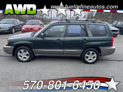 2004 Subaru Forester for sale at FUELIN FINE AUTO SALES INC in Saylorsburg PA