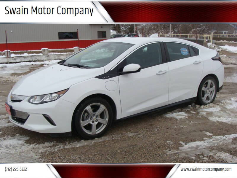 2018 Chevrolet Volt for sale at Swain Motor Company in Cherokee IA
