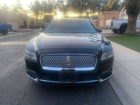 2017 Lincoln Continental for sale at EV Auto Sales LLC in Sun City AZ