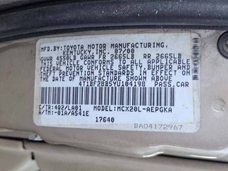 2000 Toyota Avalon XLS