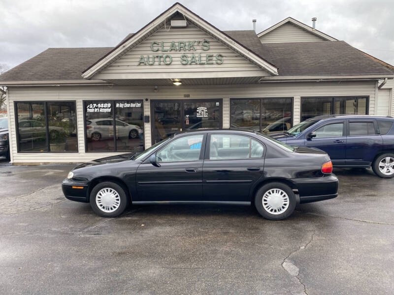 2002 Chevrolet Malibu for sale at Clarks Auto Sales in Middletown OH