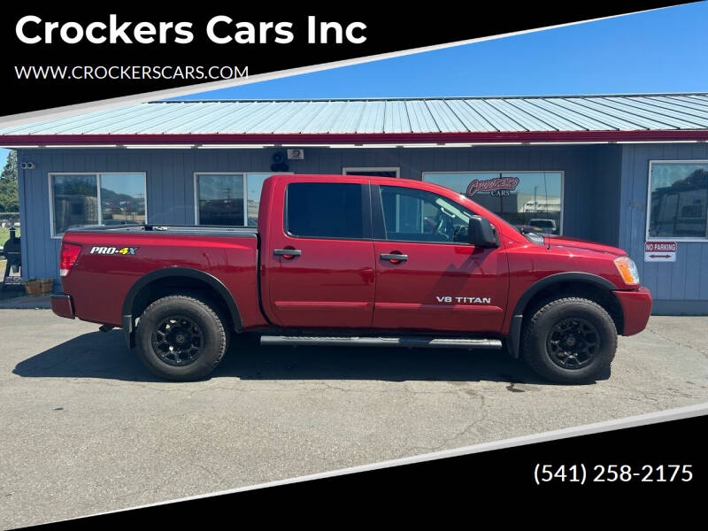 2015 Nissan Titan for sale at Crockers Cars Inc in Lebanon OR