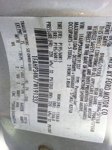 2007 Ford Focus ZX4 SE