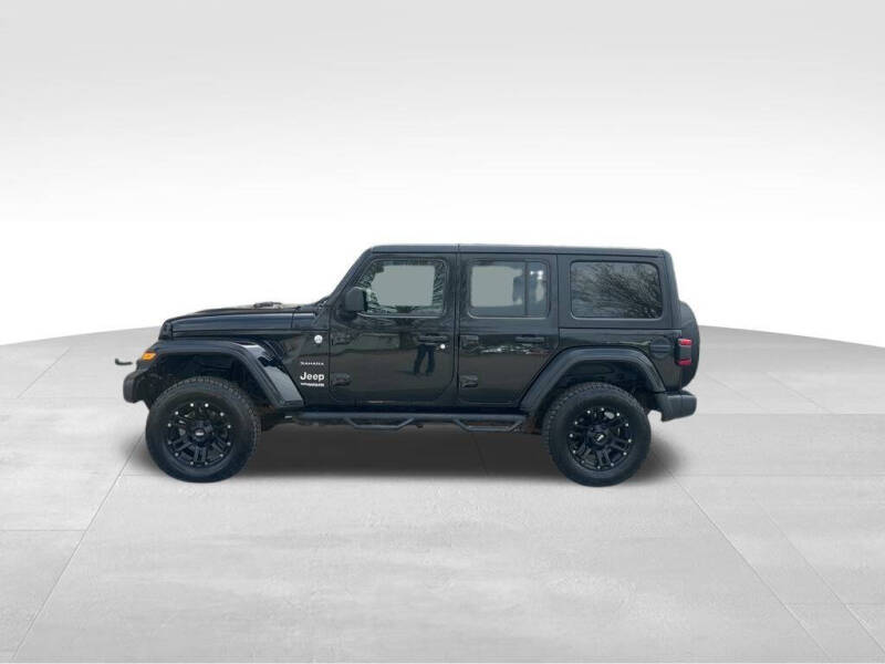 Used 2020 Jeep Wrangler Unlimited Sahara with VIN 1C4HJXEN3LW172215 for sale in Maysville, KY