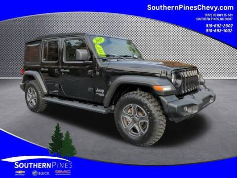 2020 Jeep Wrangler Unlimited for sale at PHIL SMITH AUTOMOTIVE GROUP - SOUTHERN PINES GM in Southern Pines NC