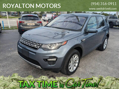 2018 Land Rover Discovery for sale at ROYALTON MOTORS in Plantation FL