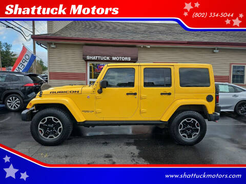 2015 Jeep Wrangler Unlimited for sale at Shattuck Motors in Newport VT