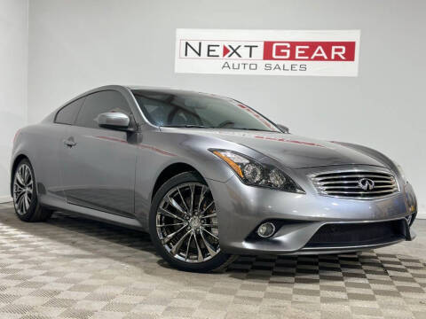 2015 Infiniti Q60 Coupe for sale at Next Gear Auto Sales in Westfield IN