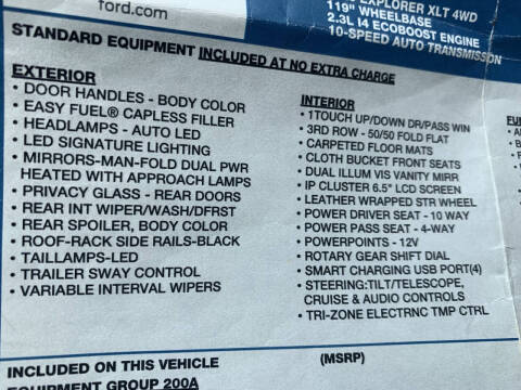 2020 Ford Explorer XLT