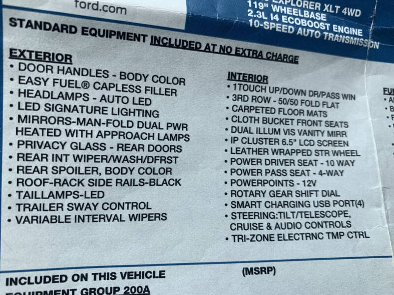 2020 Ford Explorer XLT