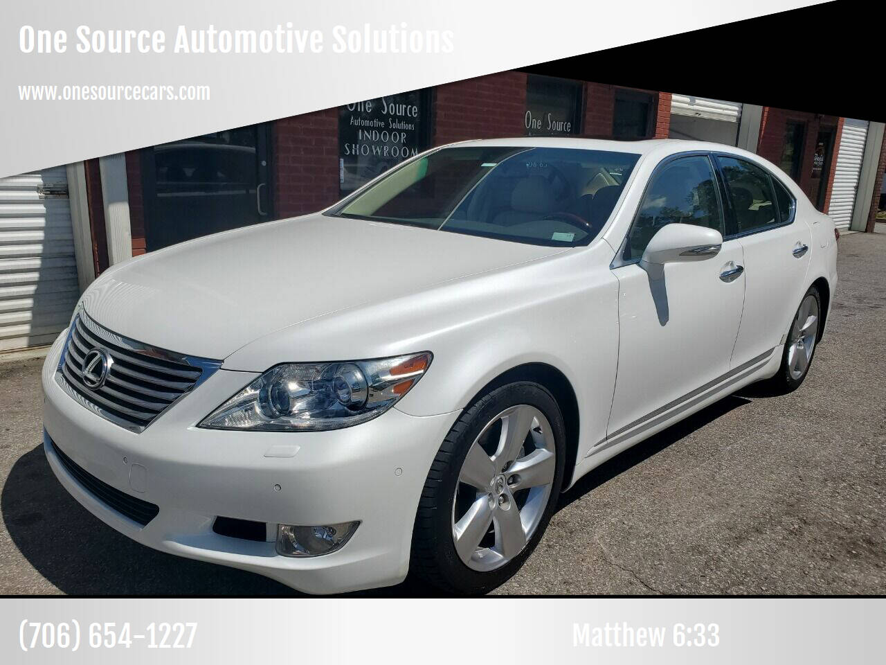 White 2011 Lexus LS 460 Base 4dr Sedan 1