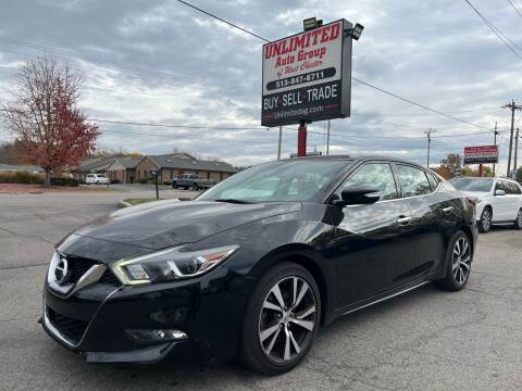 2017 Nissan Maxima for sale at Unlimited Auto Group in West Chester OH