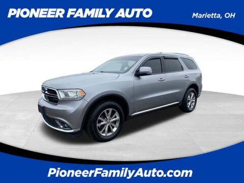 2015 Dodge Durango for sale at Pioneer Family Preowned Autos of WILLIAMSTOWN in Williamstown WV