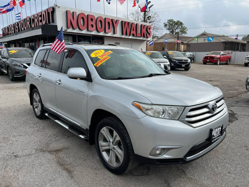 2013 Toyota Highlander for sale at Giant Auto Mart 2 in Houston TX