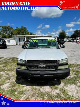 2004 Chevrolet Silverado 1500 Classic for sale at GOLDEN GATE AUTOMOTIVE,LLC in Zephyrhills FL
