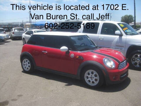 2012 MINI Cooper Hardtop for sale at Town and Country Motors - 1702 East Van Buren Street in Phoenix AZ