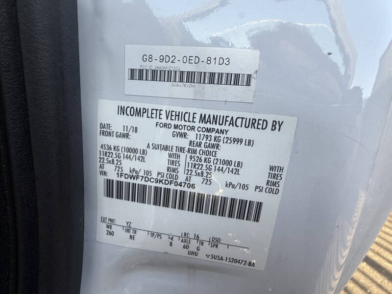 2019 Ford F-750 Super Duty