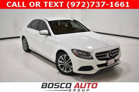 2015 Mercedes-Benz C-Class for sale at Bosco Auto Group in Flower Mound TX