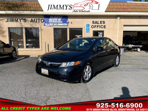 2008 Honda Civic for sale at JIMMY'S AUTO WHOLESALE in Brentwood CA
