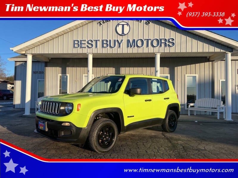 2018 Jeep Renegade for sale at Tim Newman's Best Buy Motors in Hillsboro OH