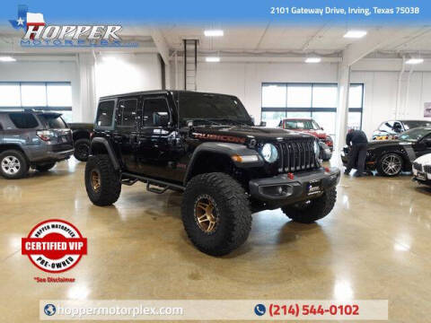 2019 Jeep Wrangler Unlimited for sale at HOPPER MOTORPLEX in Irving TX