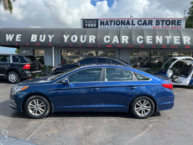 Used 2015 Hyundai Sonata SE with VIN 5NPE24AFXFH147075 for sale in West Palm Beach, FL