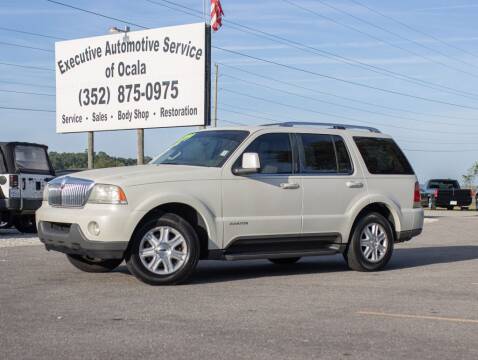 2004 Lincoln Aviator for sale at Executive Automotive Service of Ocala in Ocala FL