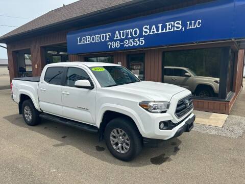 2017 Toyota Tacoma for sale at LeBoeuf Auto Sales in Waterford PA