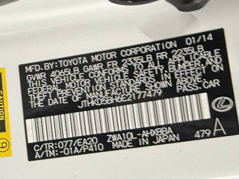2014 Lexus CT 200h