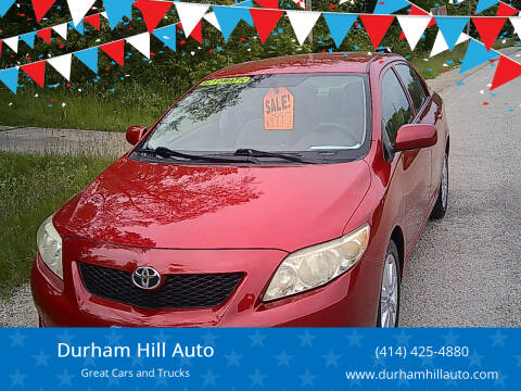 2009 Toyota Corolla for sale at Durham Hill Auto in Muskego WI