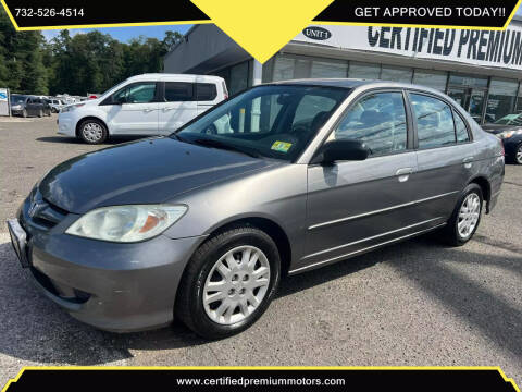 2004 Honda Civic for sale at Certified Premium Motors in Lakewood NJ