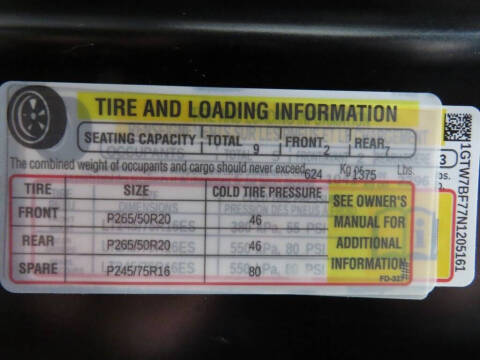 2022 GMC Savana 2500