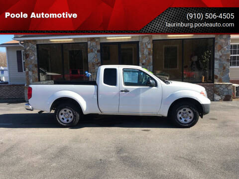 2014 Nissan Frontier for sale at Poole Automotive in Laurinburg NC