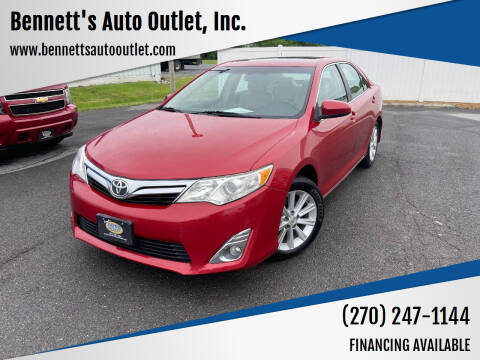 2012 Toyota Camry for sale at Bennett's Auto Outlet, Inc. in Mayfield KY