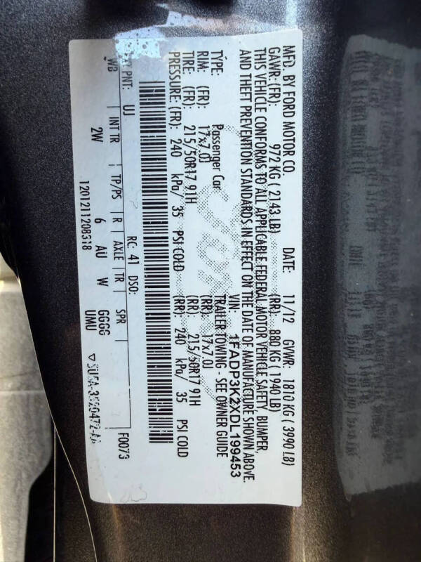 2013 Ford Focus SE
