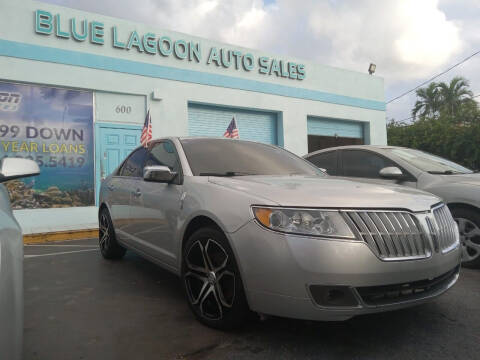 2012 Lincoln MKZ for sale at Blue Lagoon Auto Sales in Plantation FL