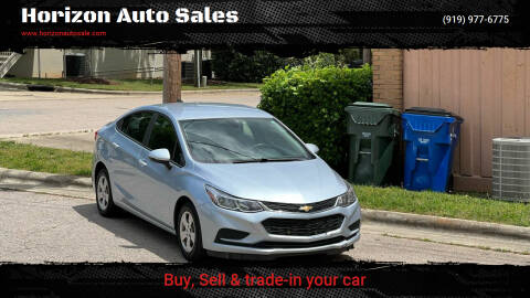 2018 Chevrolet Cruze for sale at Horizon Auto Sales in Raleigh NC