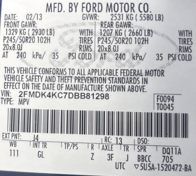 2013 Ford Edge Limited